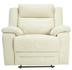 Collection Blake Fabric Manual Recliner Chair - Linen.